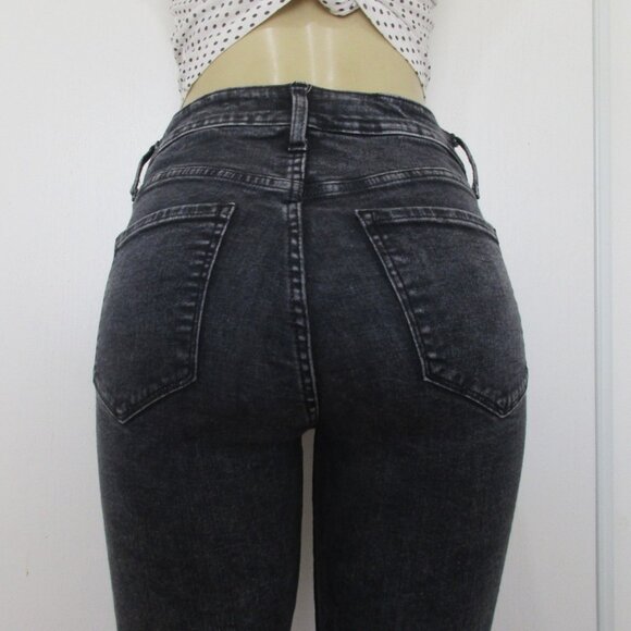 GAP Jeans Size 6/28 High Rise Universal Legging Gray Denim - Picture 4 of 13